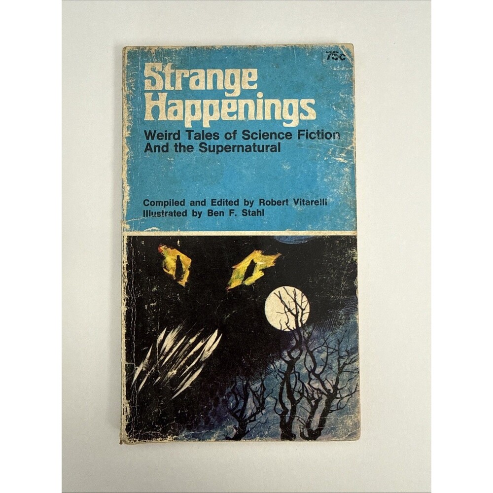 STRANGE HAPPENINGS - Robert Vitarelli (1972) RARE Vintage PB Horror